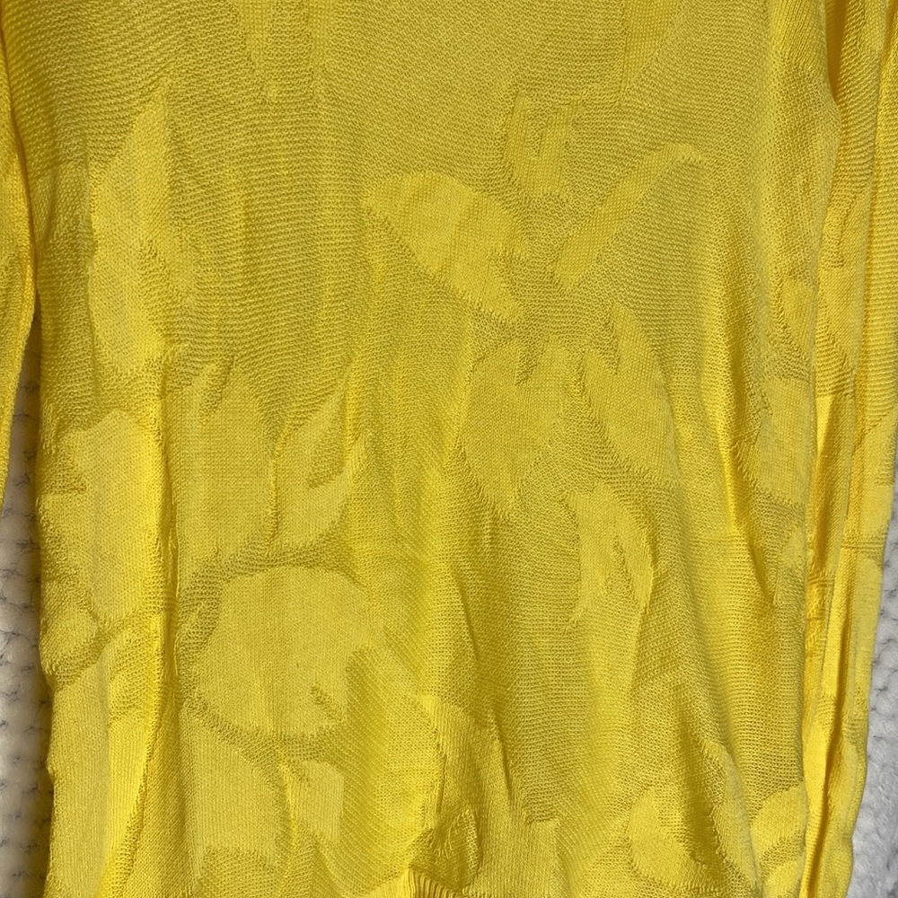 Soft Surroundings Lightweight Solid Yellow Color … - image 2